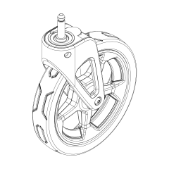 Front Wheel - Thule Spring