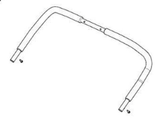 Handlebar - double - Thule Chariot Sport 2