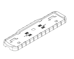 Thule licence plate bracket