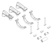 Thule SquareBar Adapter Repair Kit