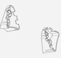 Front Wheel Lock Button - Thule Sleek