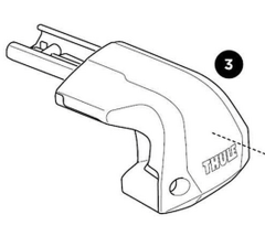 Complete Foot Right - Thule Edge Fixpoint