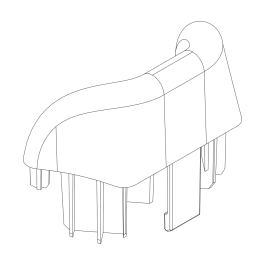 STOBAZA 20 Pezzi Tappi End Caps In Plastica Neri Antiscivolo Per Tubi - Foto 10