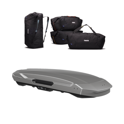 Thule Motion 3 XL low travel bundle Titan Glossy