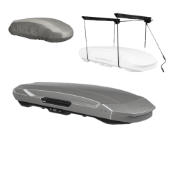 Thule Motion 3 XL low storage bundle Titan Glossy