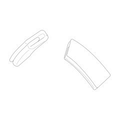 Hip pad - mid blue - Thule Elm