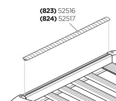 THULE Obere T-Schienenabdeckung 824
