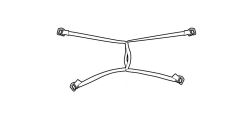 Thule Jog wheel storage strap - Thule Chariot Jogging Kit (2017-X)