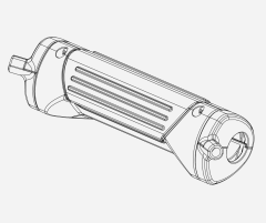 Twist handle assembly - Thule Chariot Brake Kit (2017-X)