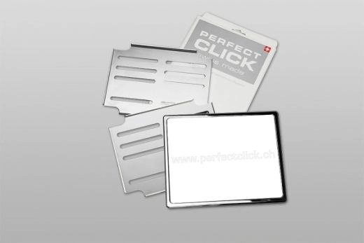 Perfect Click Motorrad, verchromt Aluminium