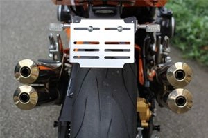 Perfect Click Motorrad, verchromt Aluminium