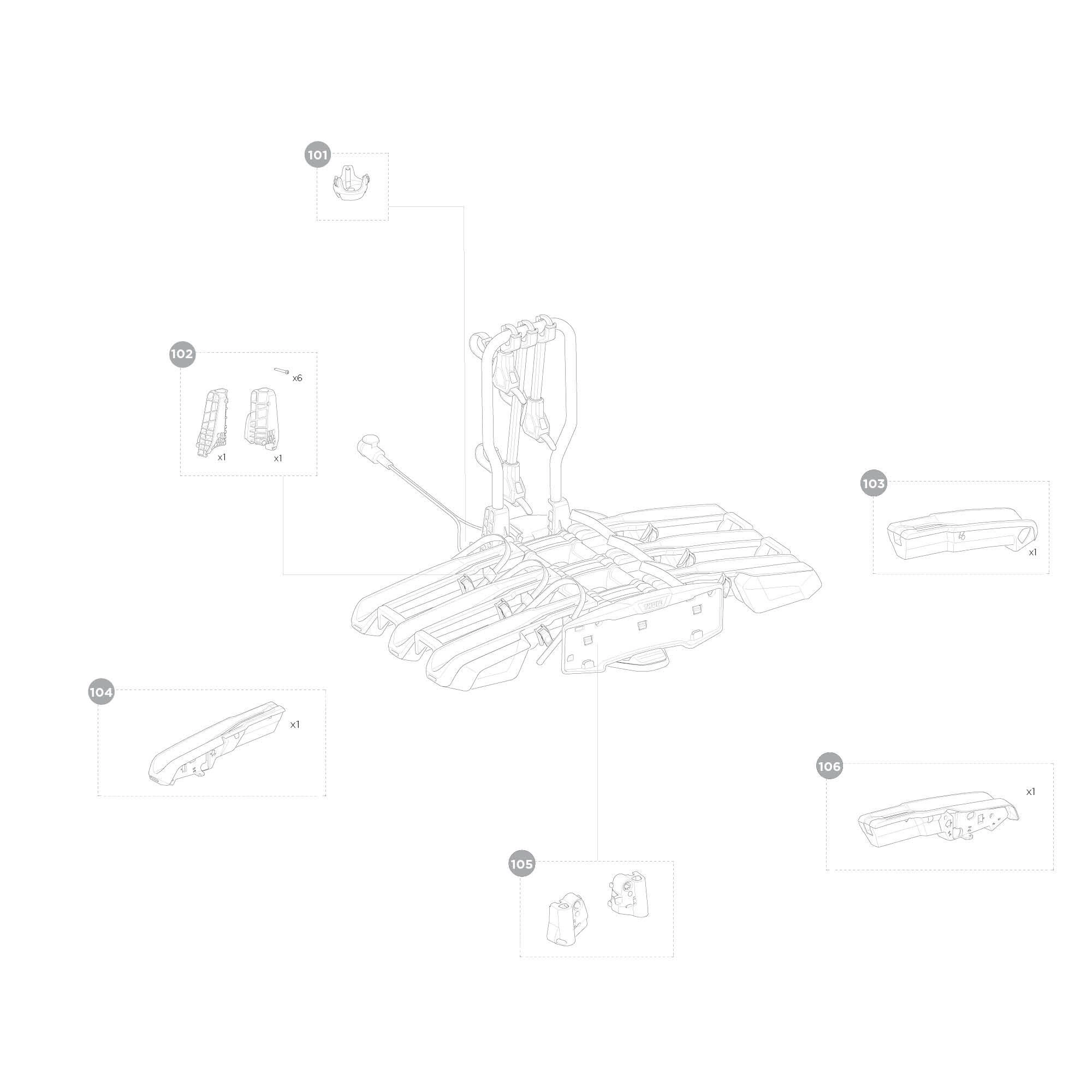 Thule Heckbox Onto 2 Für EasyFold 3 Bei Camping Wagner Campingzubehör